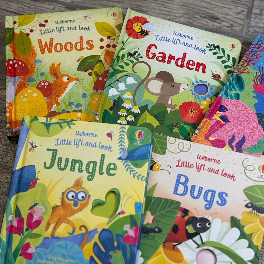 Usborne Little Lift and Look 5  Book Bundle - Picture 2 of 3